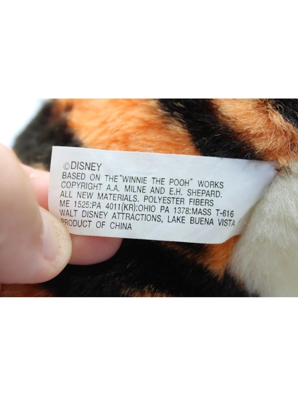 NWT Vintage Walt Disney World Winnie the Pooh Tigger 15